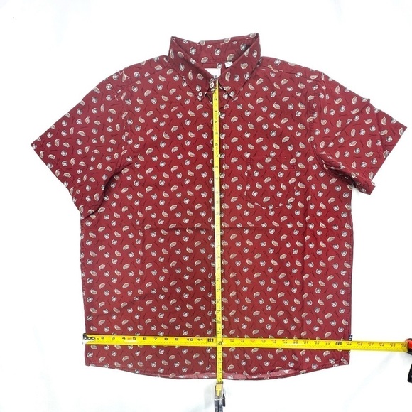 ROWN XL MENS Short Sleeve Casual Button Down - Picture 3 of 6